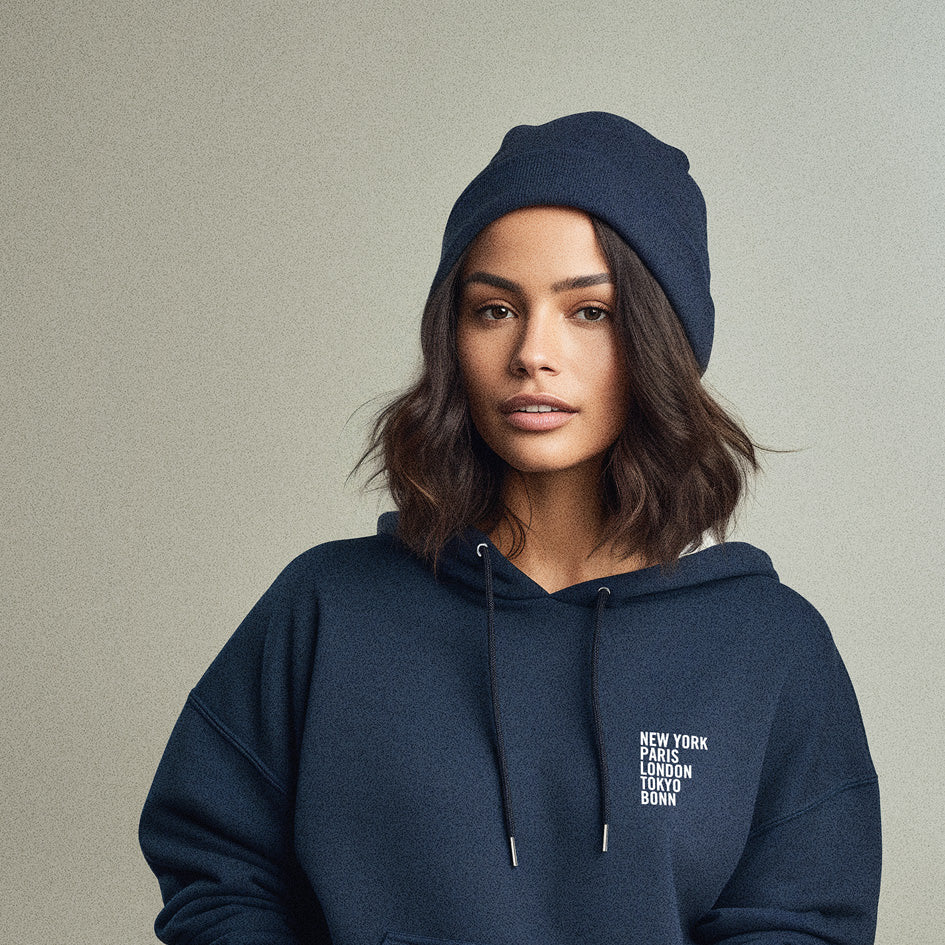 Bonn City Small Hoodie Navy