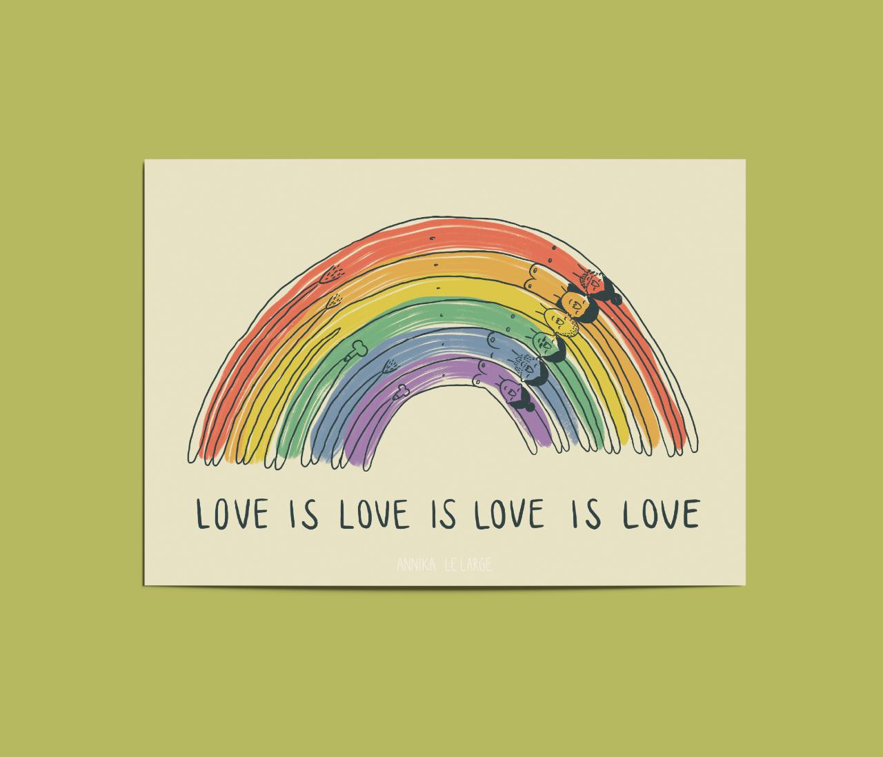 "Love is Love" Print Annika Le Large
