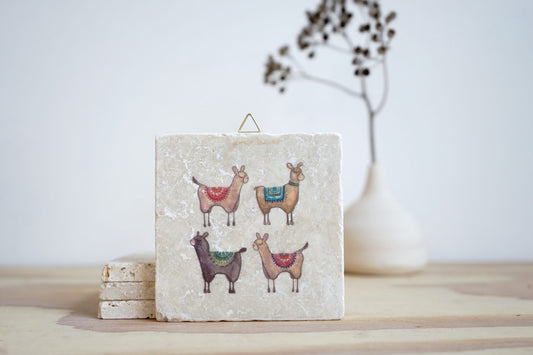 Lamaherde Steinfliese evimstore