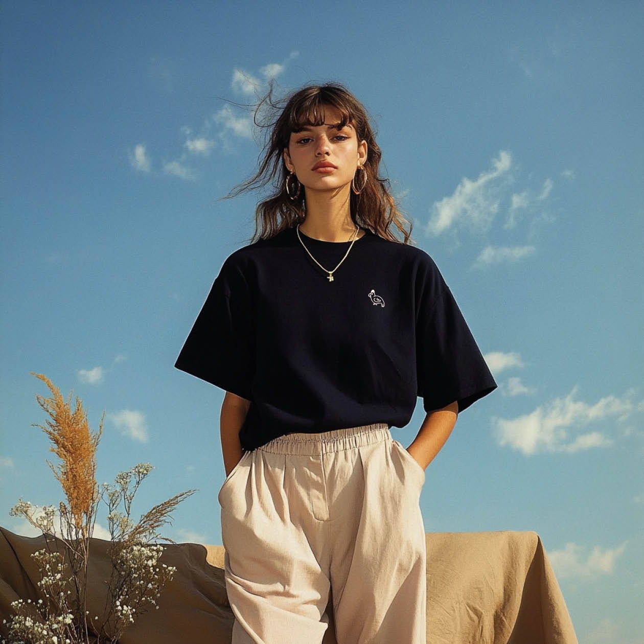 Bonn Halsbandsittich Shirt schwarz