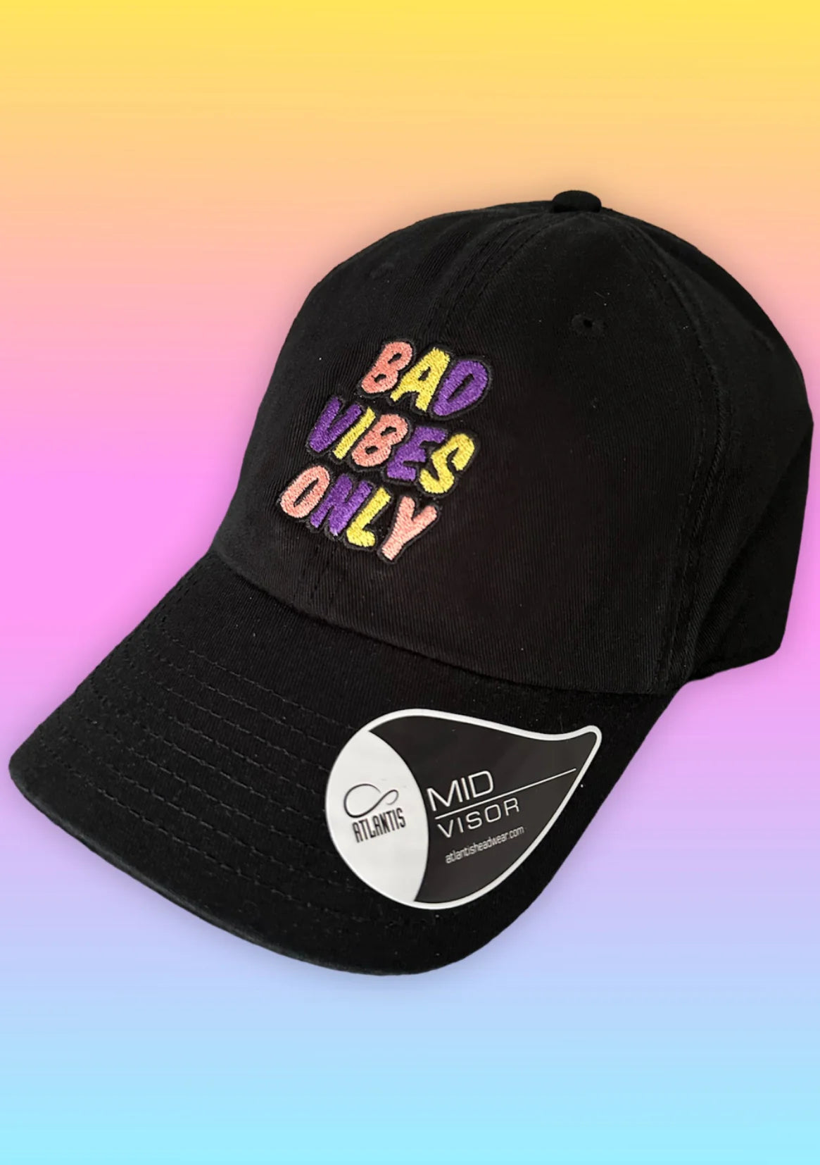 "Bad Vibes Only" Cap Lchtnbrg
