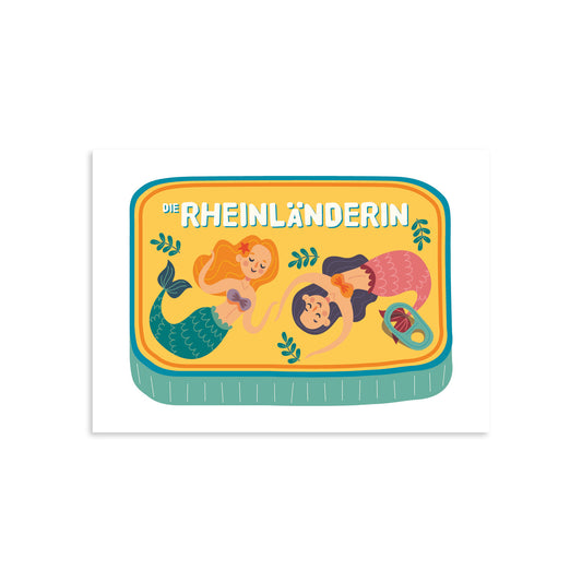 Rheinländerin in der Dose A4 Poster