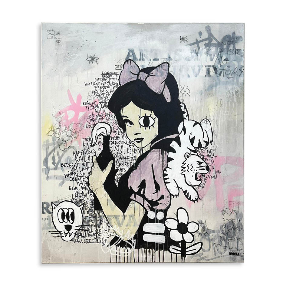 Wattebällchen Dropix Street Art