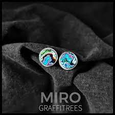 Miro Graffitree Ohrstecker