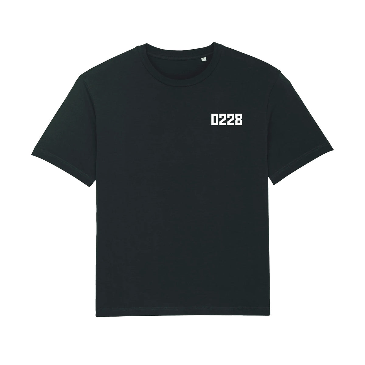 0228 Shirt schwarz Unisex
