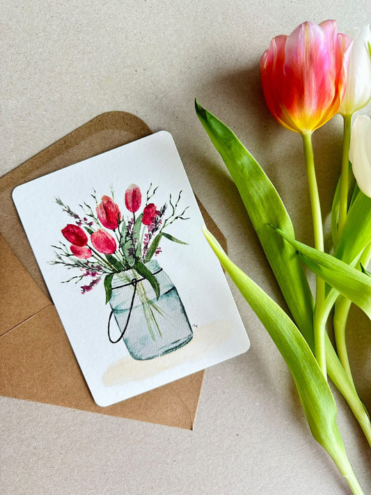 Tulpenstrauß Vase PK art.by.lionheart