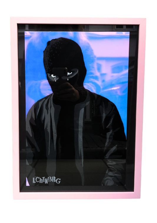 Bild auf Photochromie Hintergrund lchtnberg Street Art