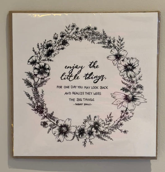 Enjoy the little things Kunstdruck art.lionheart