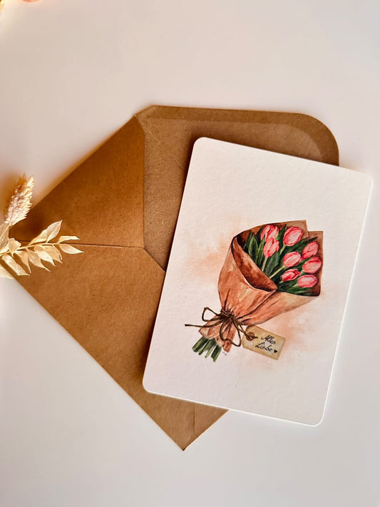 Tulpenstrauß Alles Liebe PK art.by.lionheart