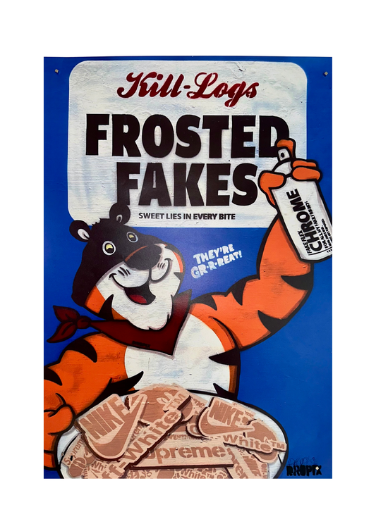 Frosted Fakes Poster A2 DROPIX