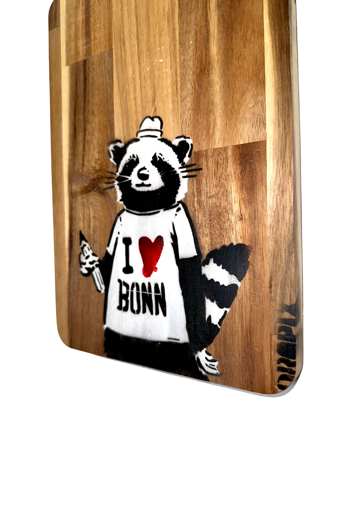 Waschbär i love Bonn Street Art DROPIX