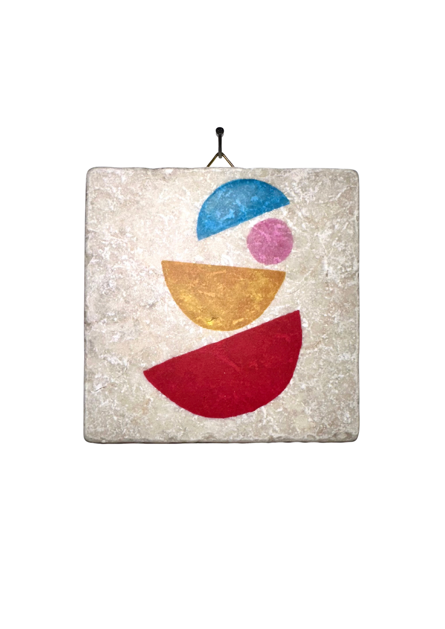 Geometrie Bunt Steinfliese evimstore