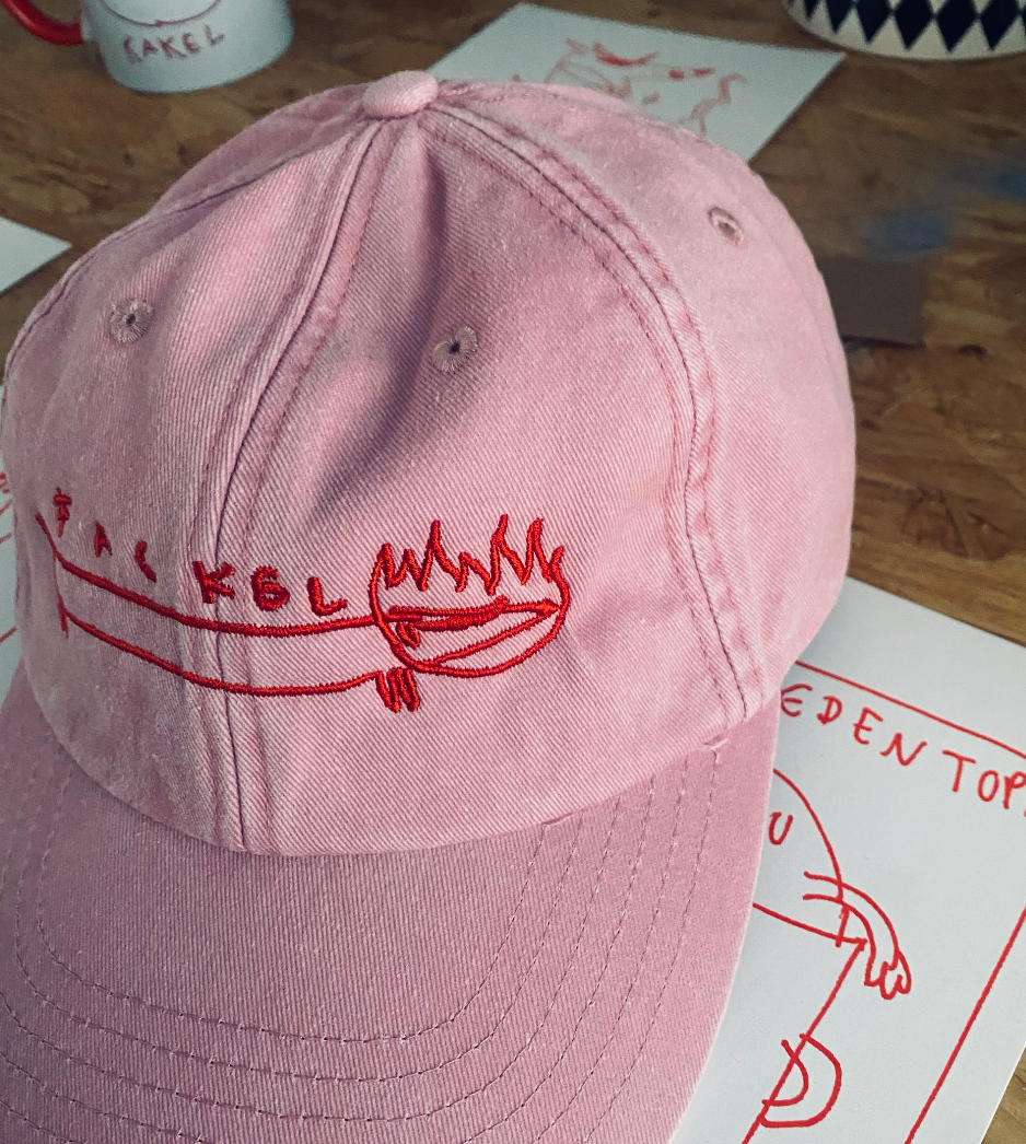 Fackel Dackel Cap Obscure Visions dusty pink