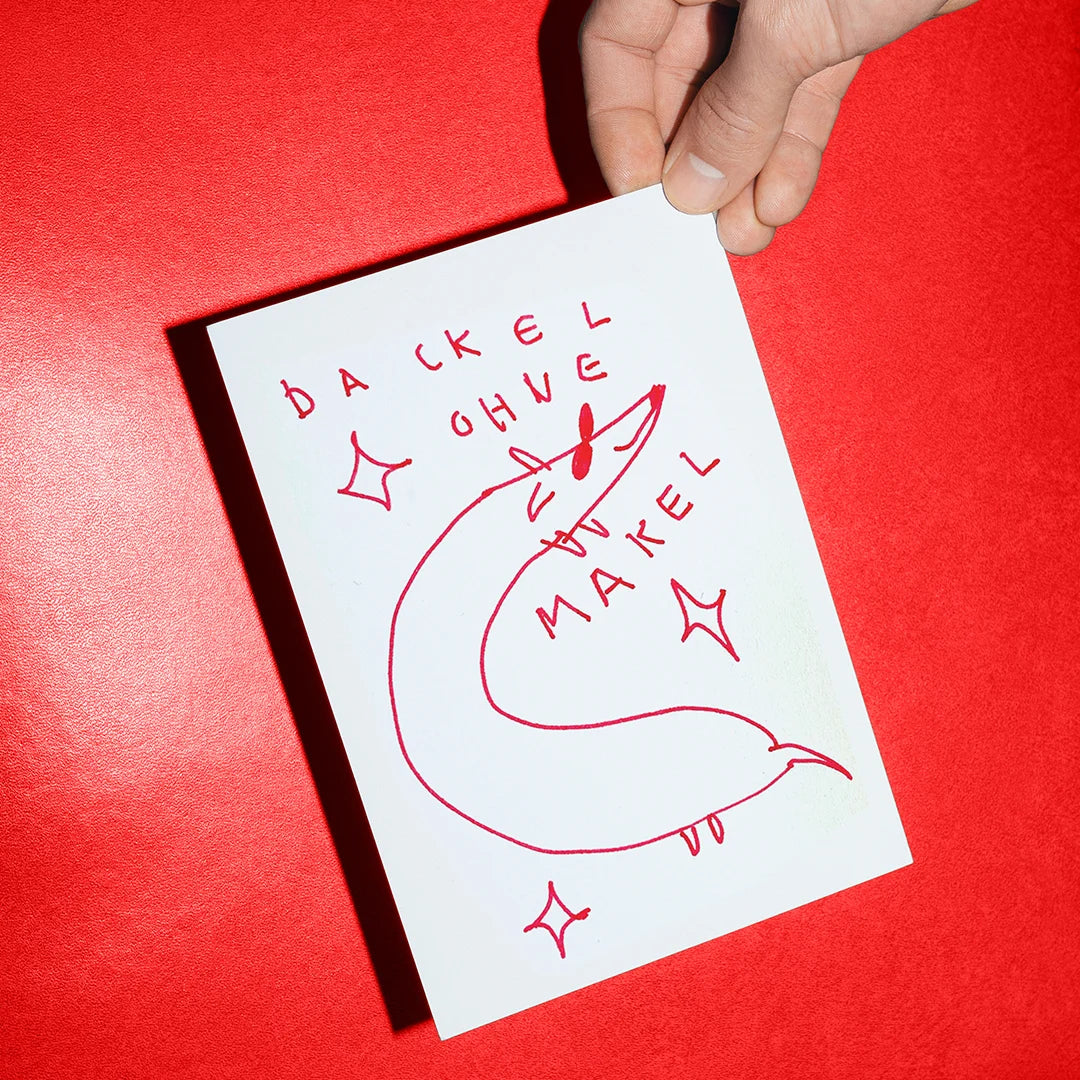 "Dackel ohne Makel" A5 Print Obscure Visions