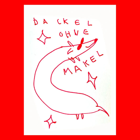 "Dackel ohne Makel" A5 Print Obscure Visions