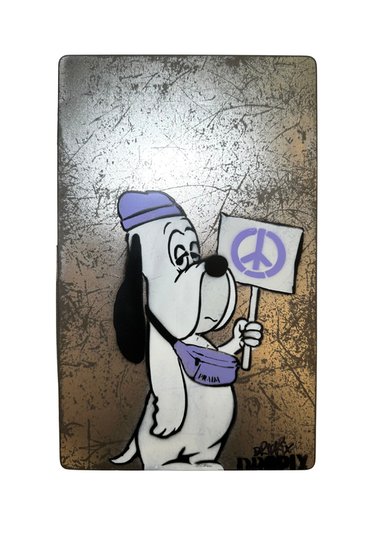 Metallbild Peace Dropix