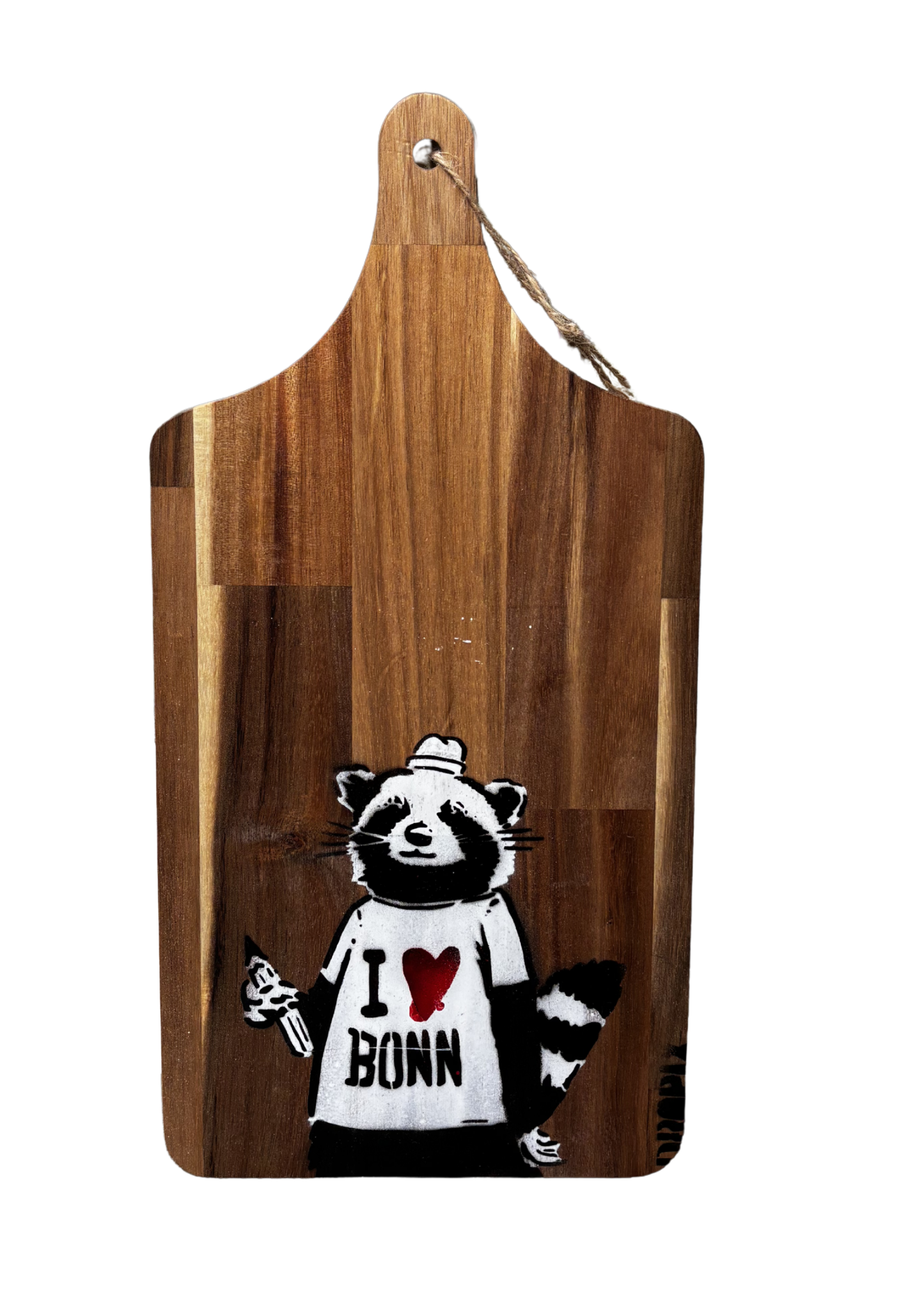 Waschbär i love Bonn Dropix Street Art