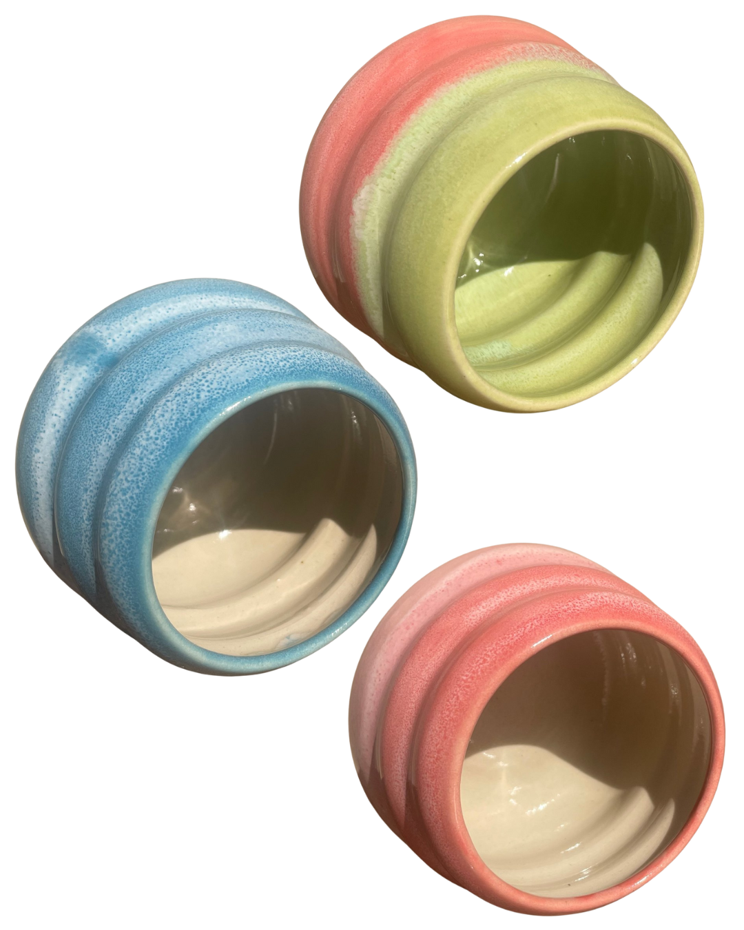 Handmade Ton Becher Kalz Keramik