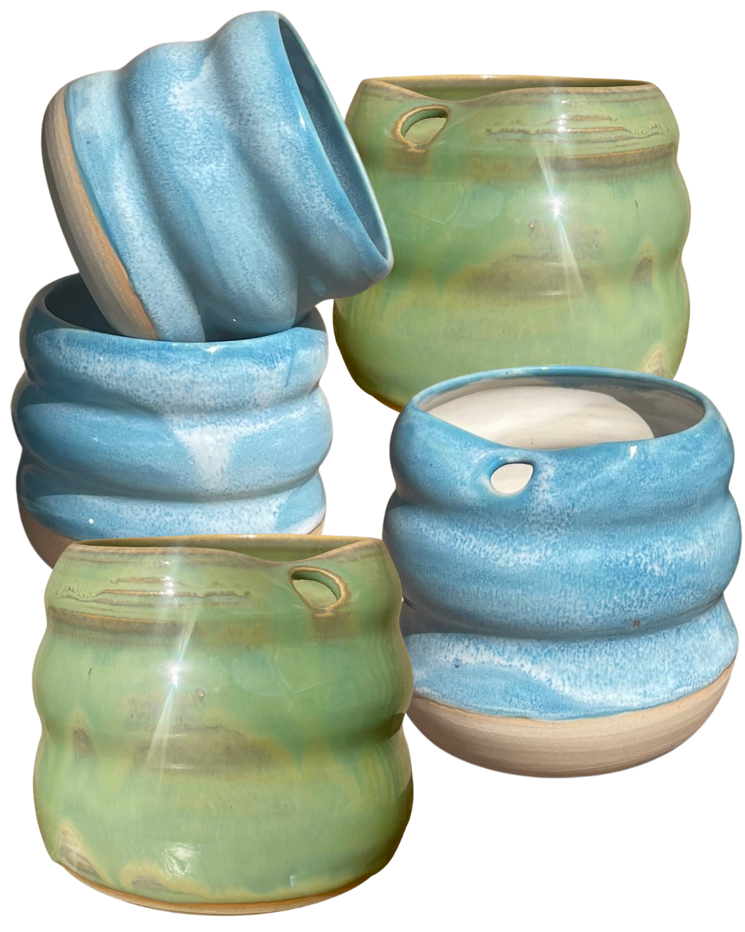 Strohhalmbecher Kalz Keramik