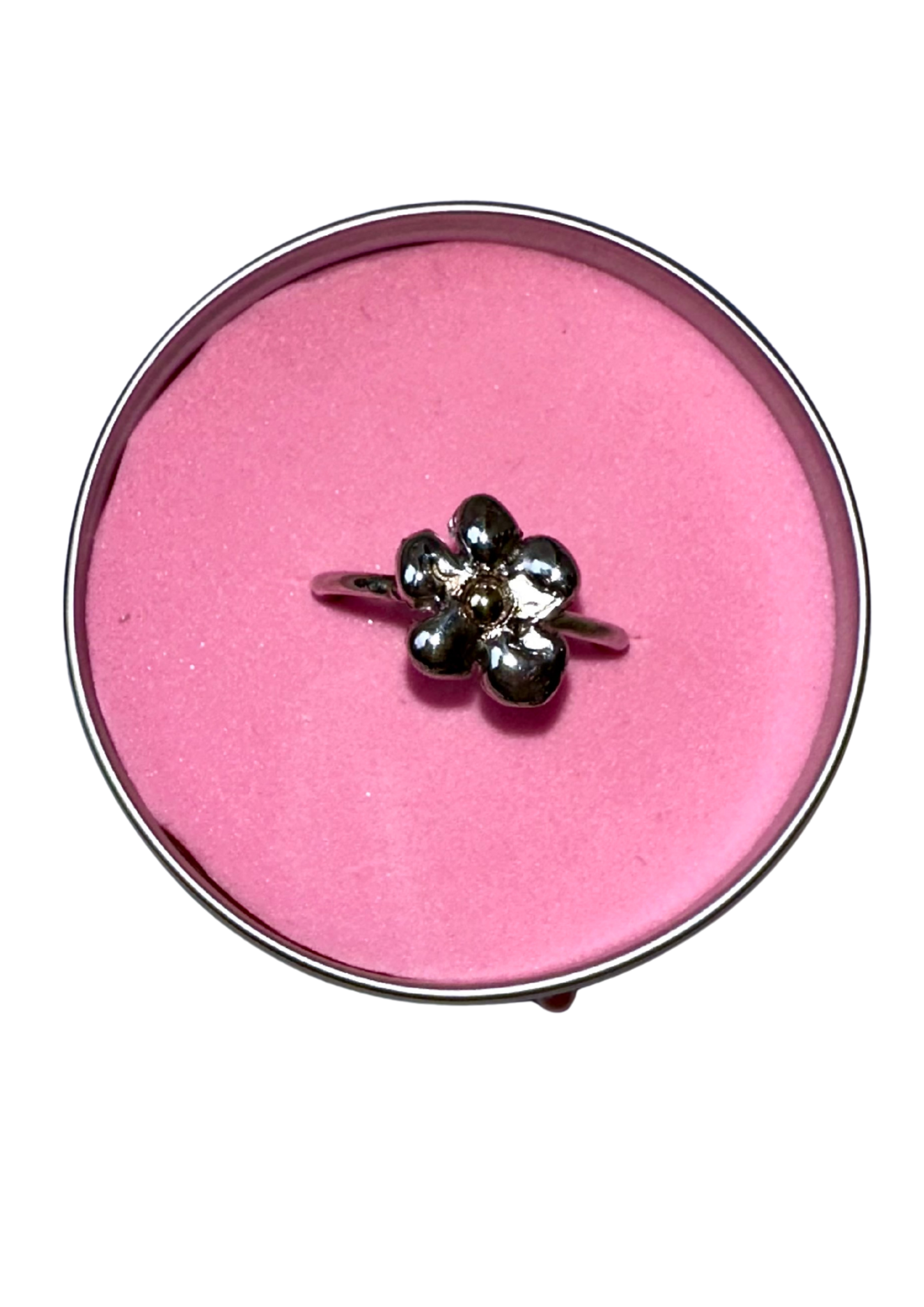 Flower Ring Silver Shaghab
