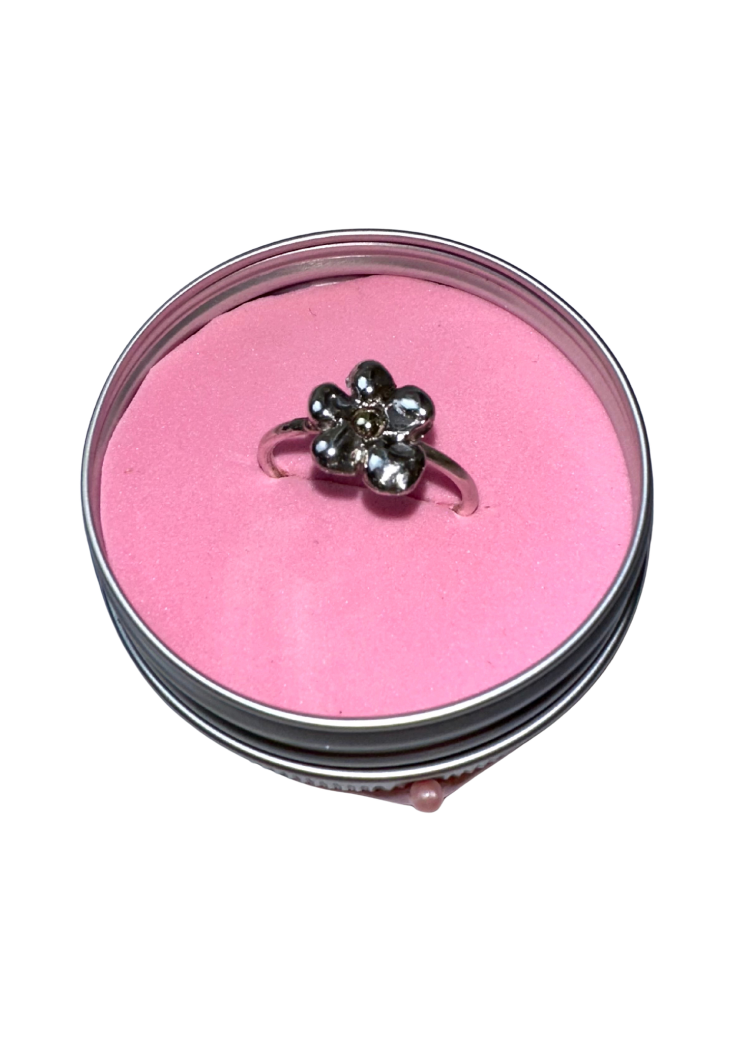 Flower Ring Silver Shaghab