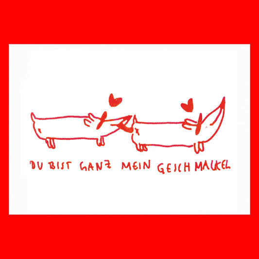 "Ganz mein Geschmackel" A4 Print Obscure Visions