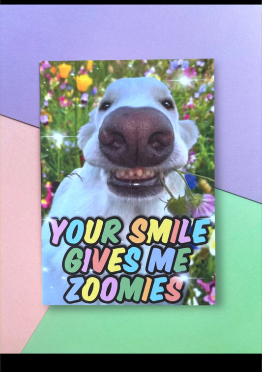 "Your smile gives me zoomies" PK Lchtnbrg