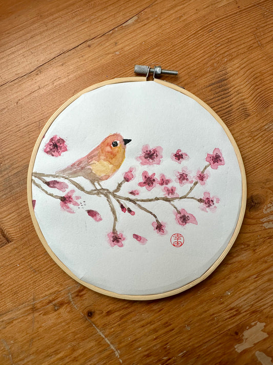 Papelami Stickrahmenbild Cherryblossom