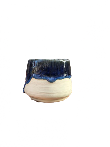 Handmade Ton Becher Kalz Keramik