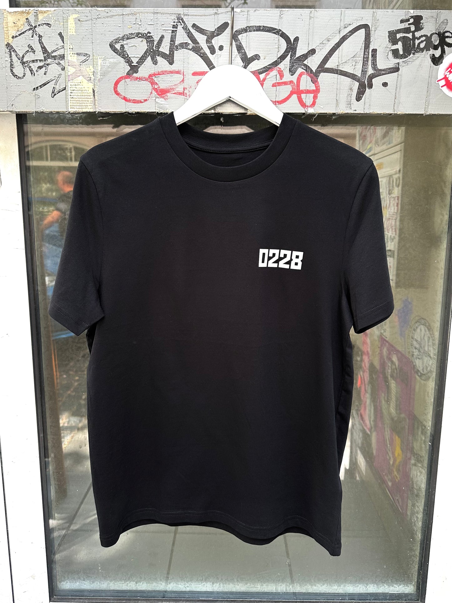0228 Shirt schwarz Unisex
