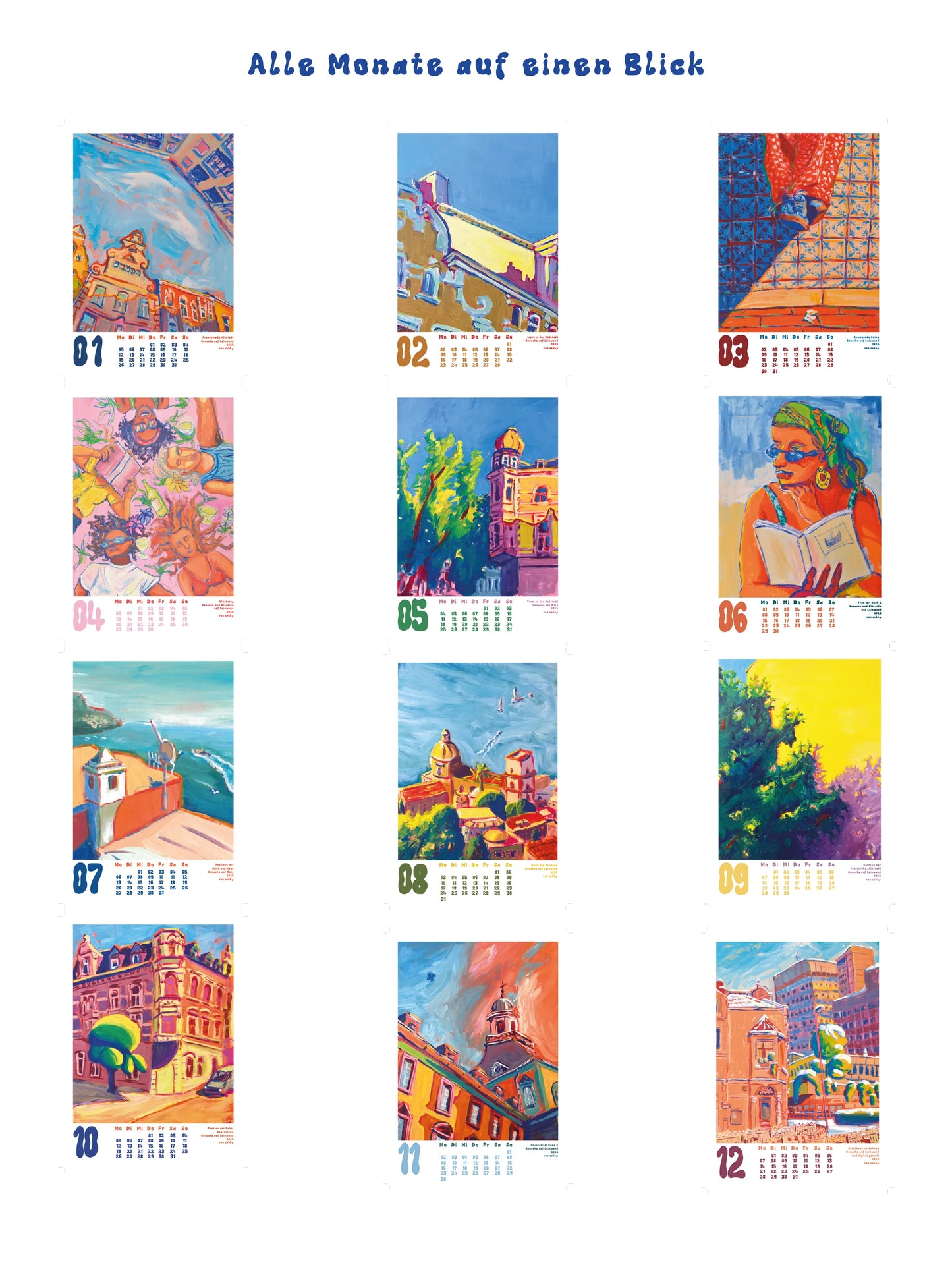 Cabby Kalender A3 Bonn