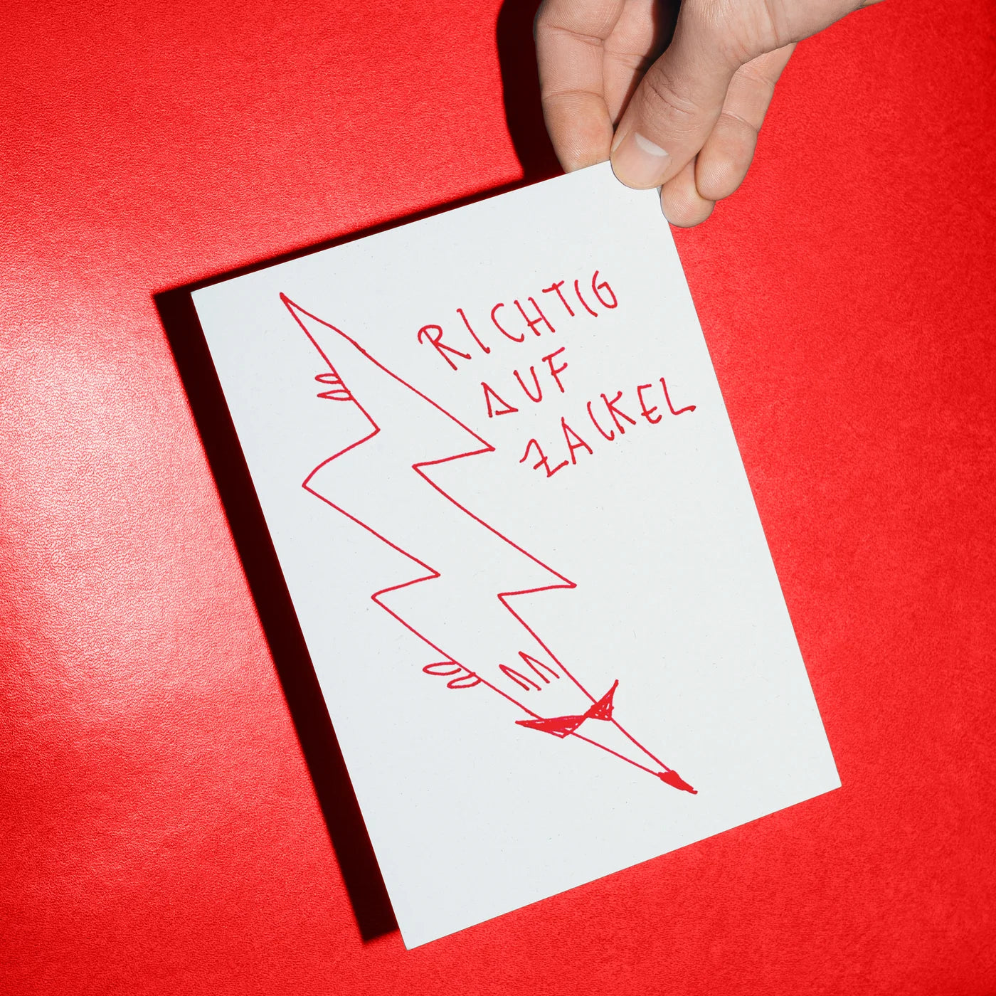 "Richtig auf Zackel" A4 Print Obscure Visions