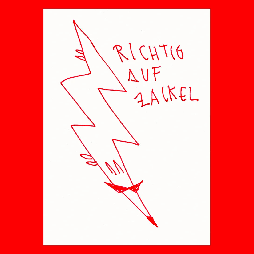 "Richtig auf Zackel" A4 Print Obscure Visions