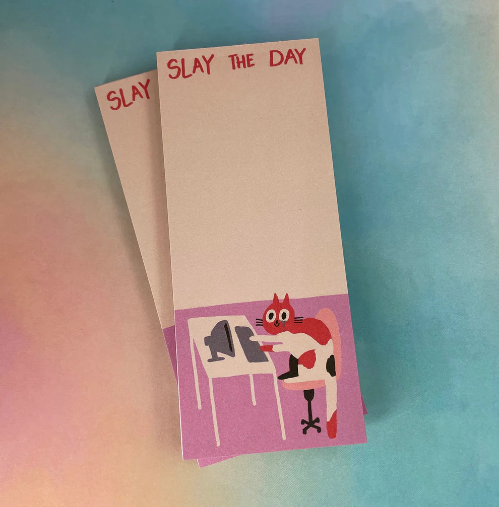 Slay the day Notizblock Slinga
