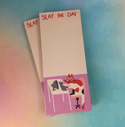 Slay the day Notizblock Slinga
