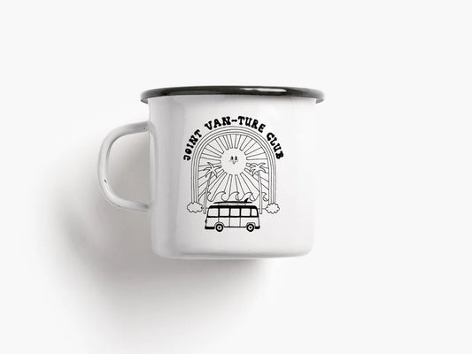 Emailletasse "Joint Vanture Club" typealive