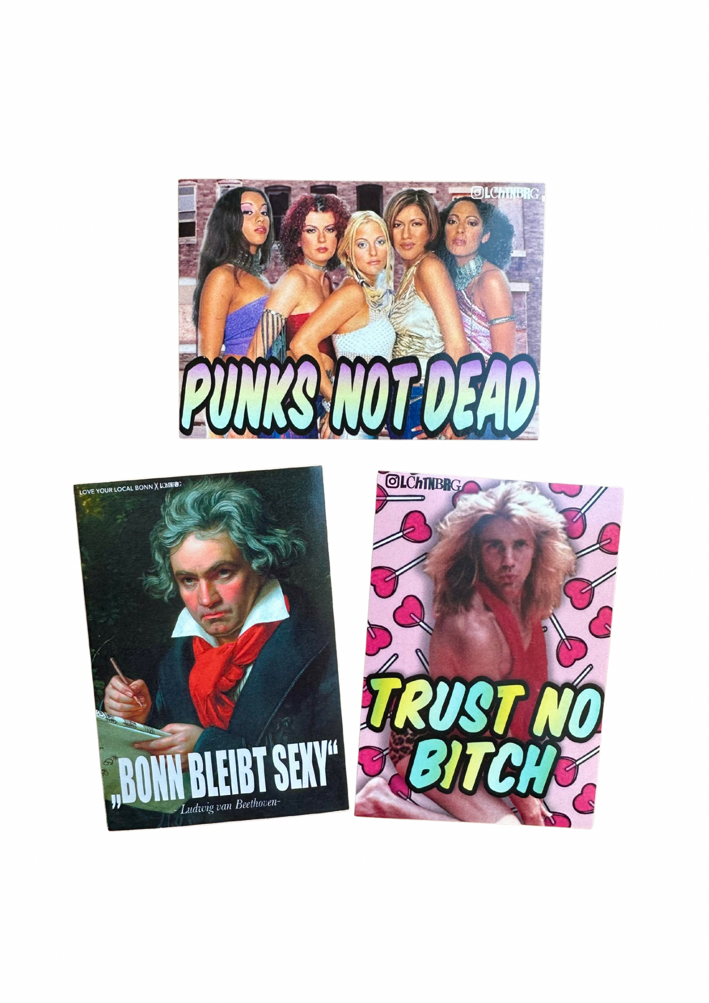 Sticker Lchtnbrg verschiedene Motive