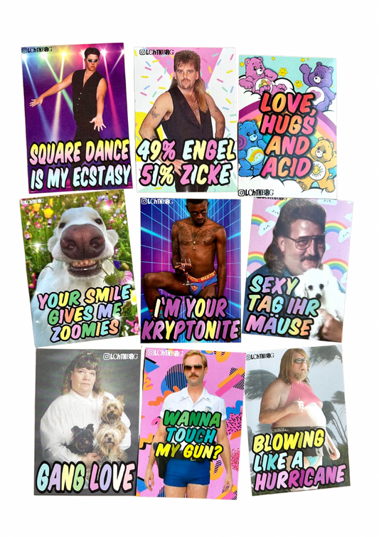 Sticker Lchtnbrg verschiedene Motive