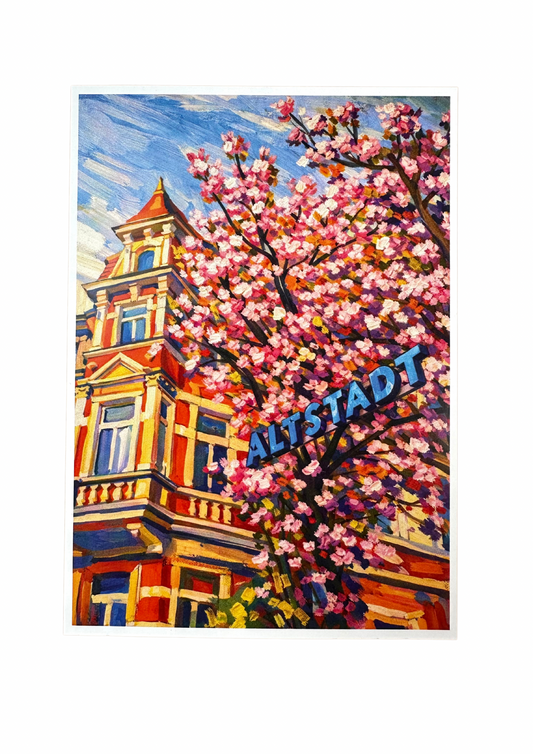 Kirschblüte Bonn Altstadt PK
