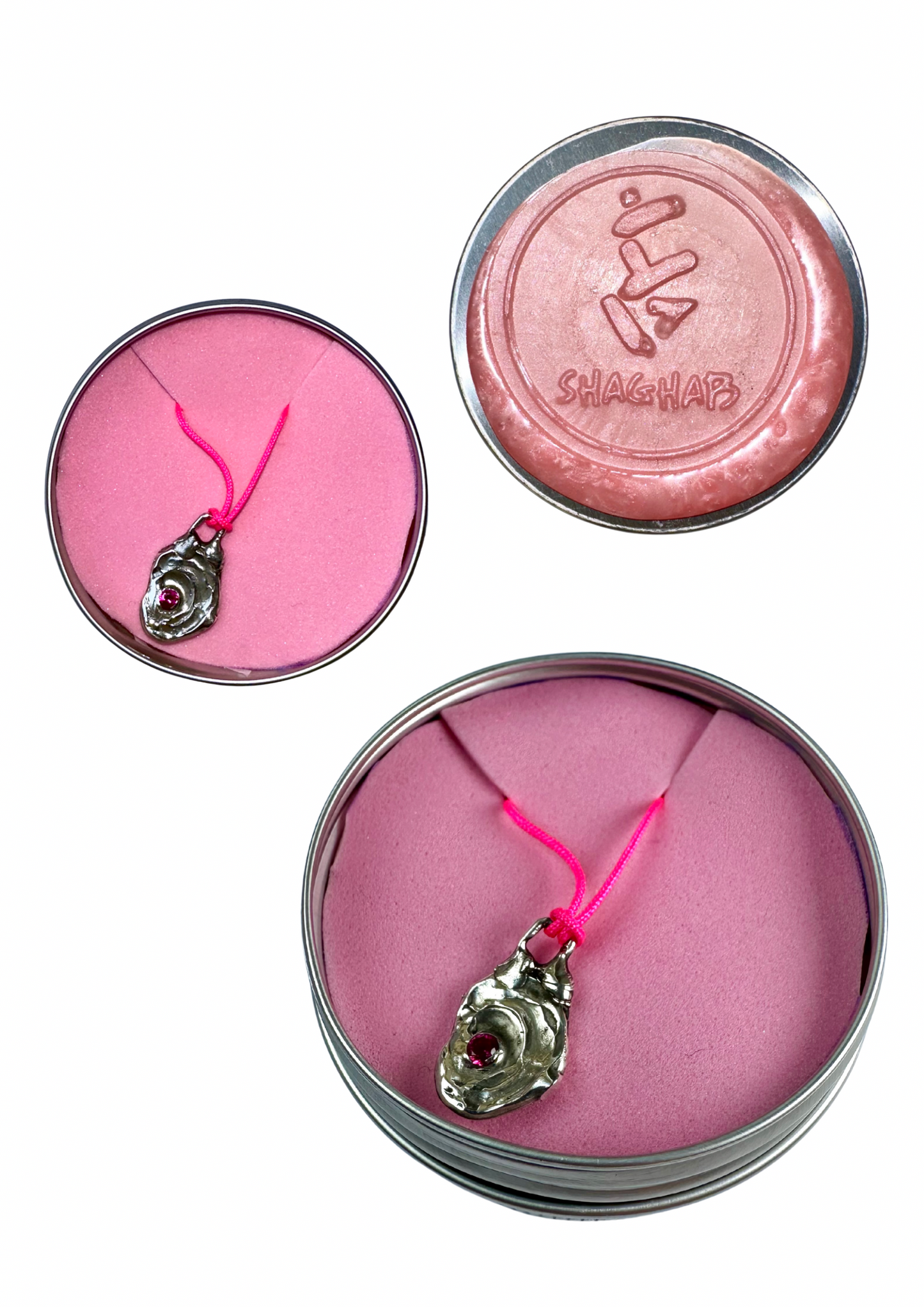 Pink Zirkon Chain Shaghab