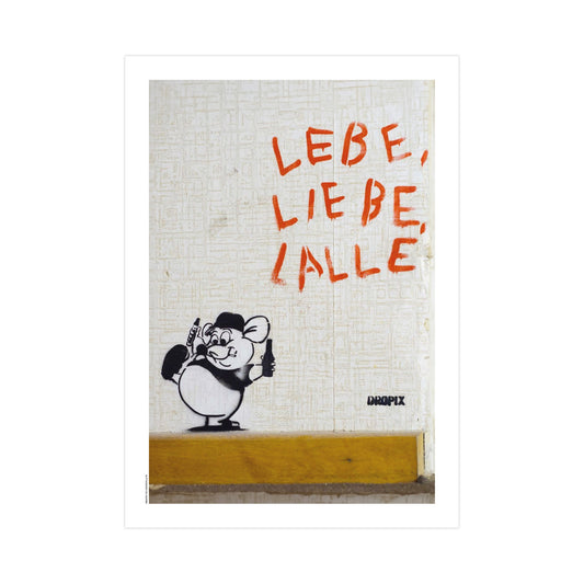 Lebe Liebe Lalle Print A4 Dropix