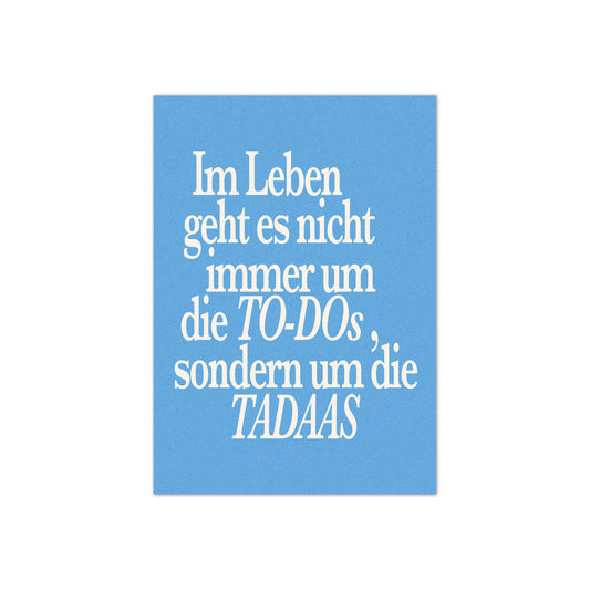 2 Do’s und Tadaa’s Postkarte