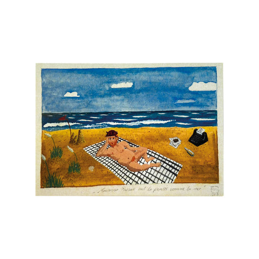 Männlicher Akt Strand PK Georg Ehrmann