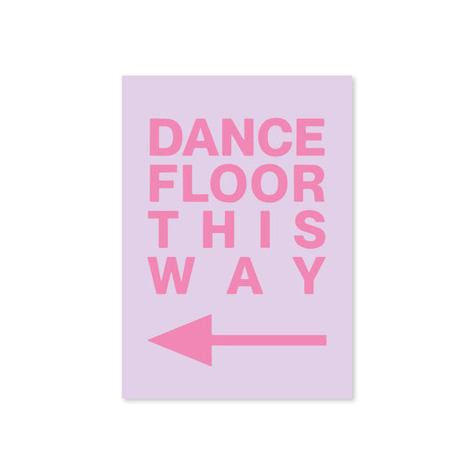Dance Floor A4 Poster