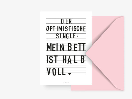 der optimistische Single PK typealive