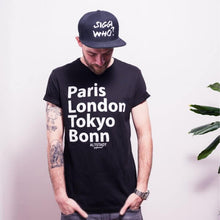 Lade das Bild in den Galerie-Viewer, City Shirt Unisex schwarz
