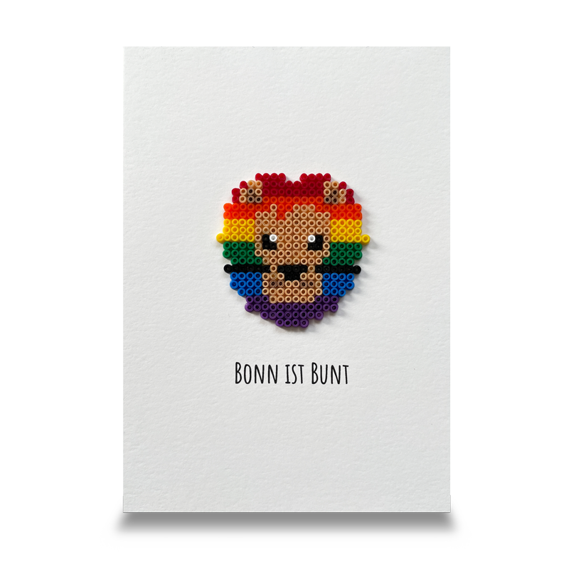 Bonn ist bunt Postkarte