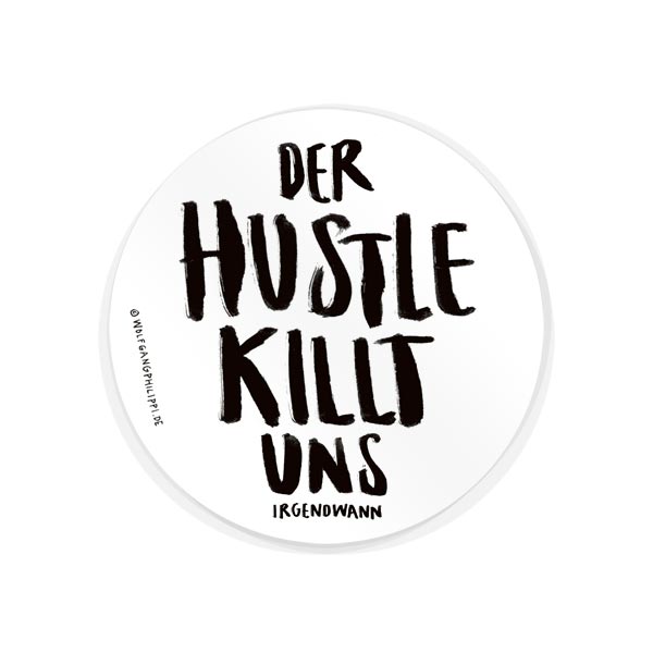 Hustle Aufkleber