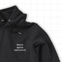 Lade das Bild in den Galerie-Viewer, liberté egalité weinschorlé Hoody
