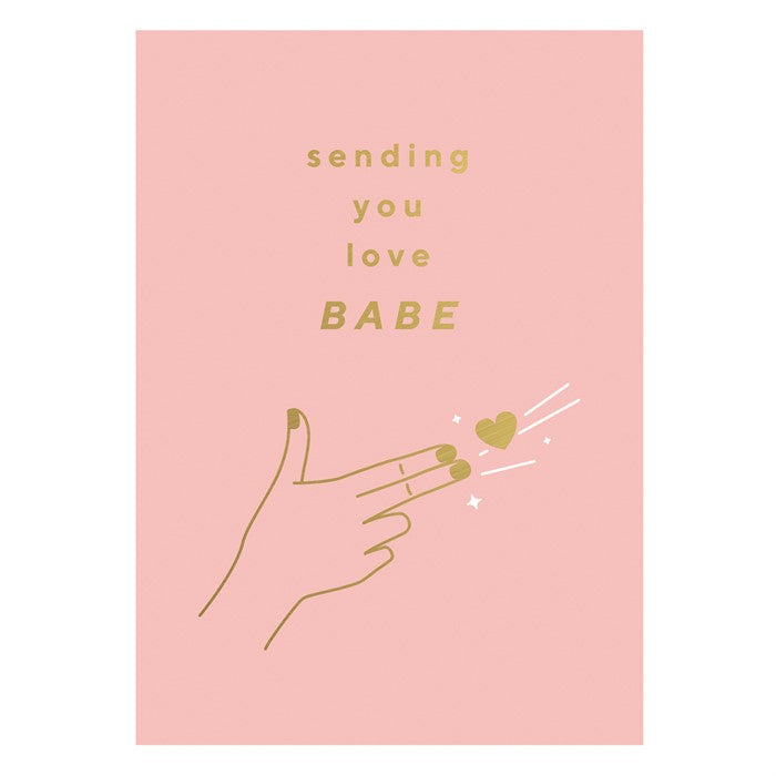 Sending you love babe